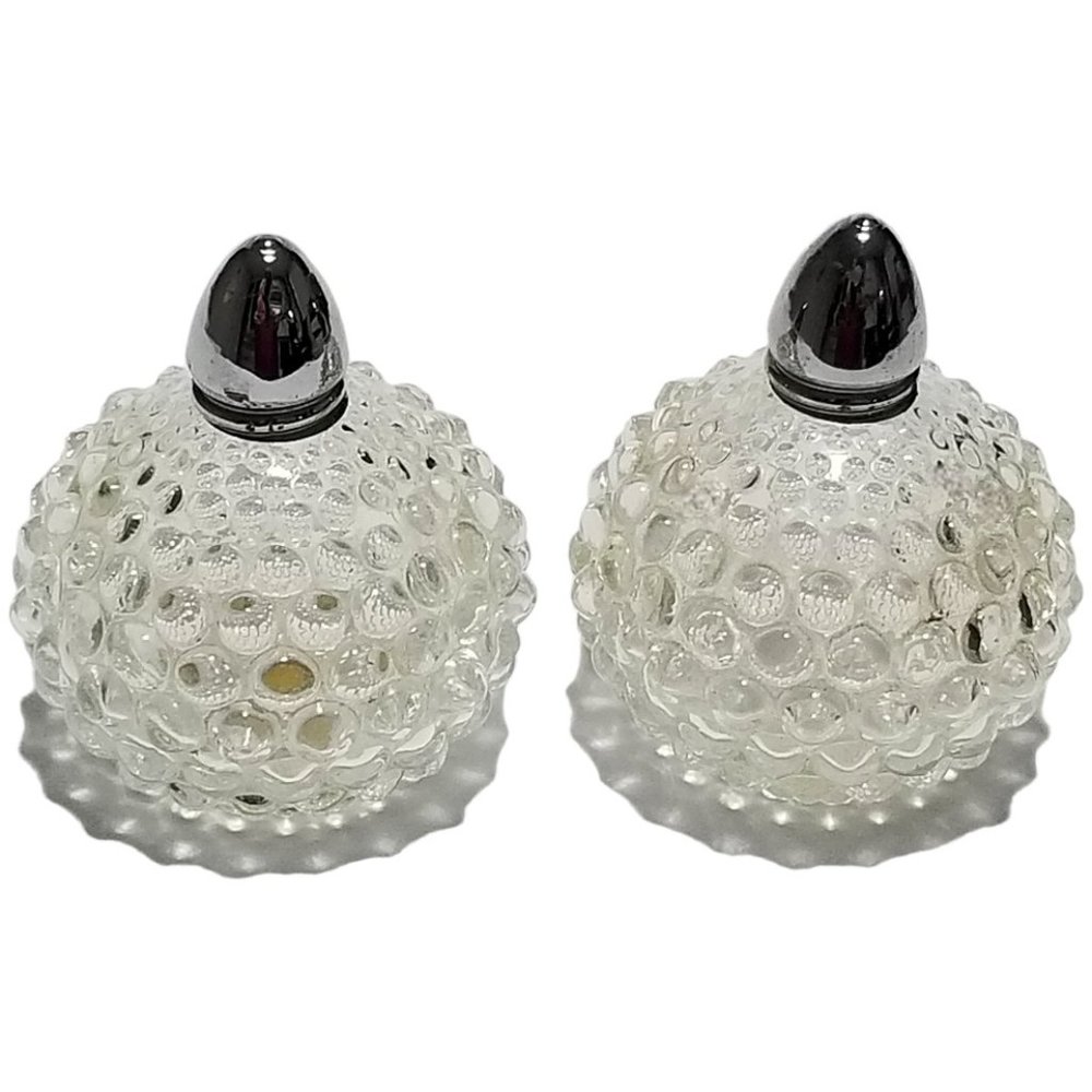 Mid-Century Mini Hobnail Salt and Pepper Shakers by Irving W. Rice